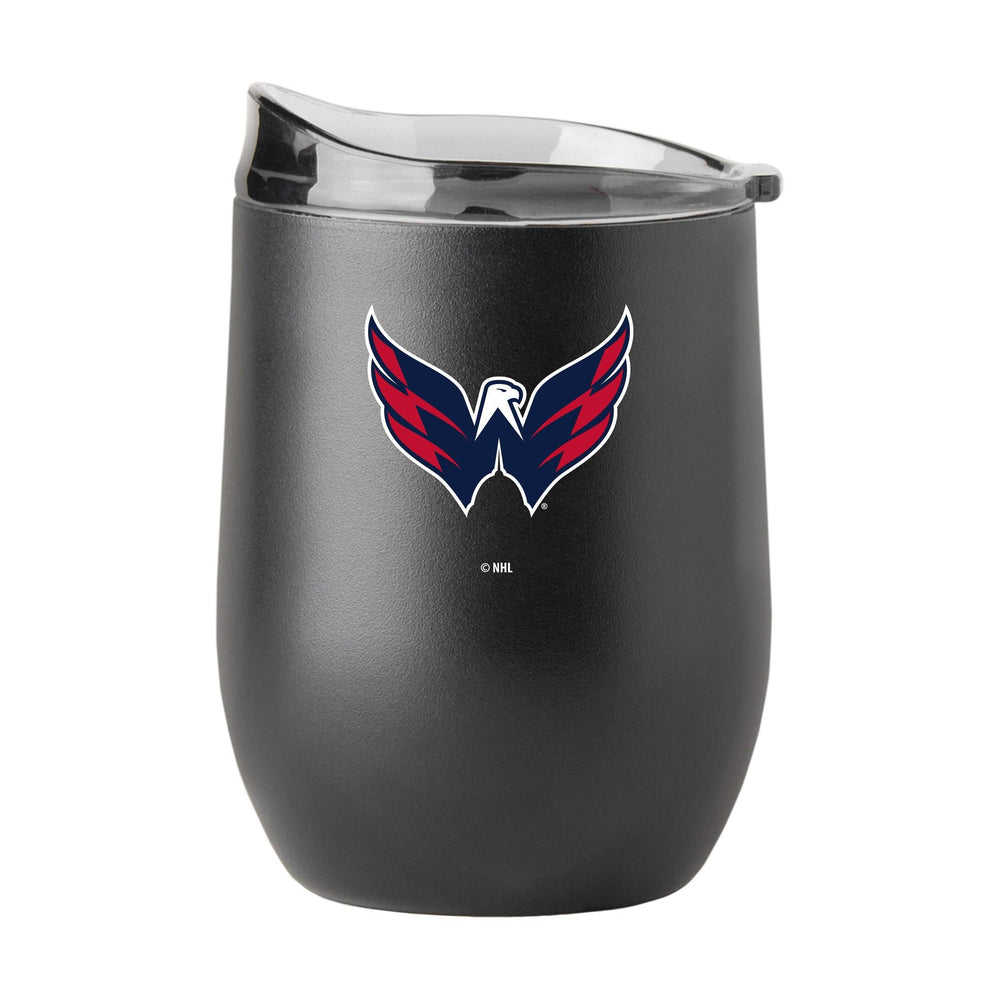 Washington Capitals 16oz Swagger Powder Coat Curved Bev - Logo Brands - Flyclothing LLC
