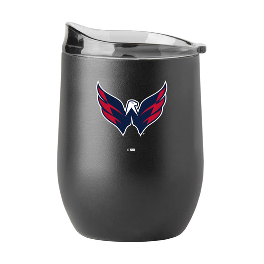 Washington Capitals 16oz Swagger Powder Coat Curved Bev - Logo Brands - Flyclothing LLC