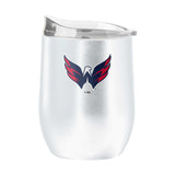 Washington Capitals 16oz Swagger Powder Coat Curved Bev - Logo Brands - Flyclothing LLC