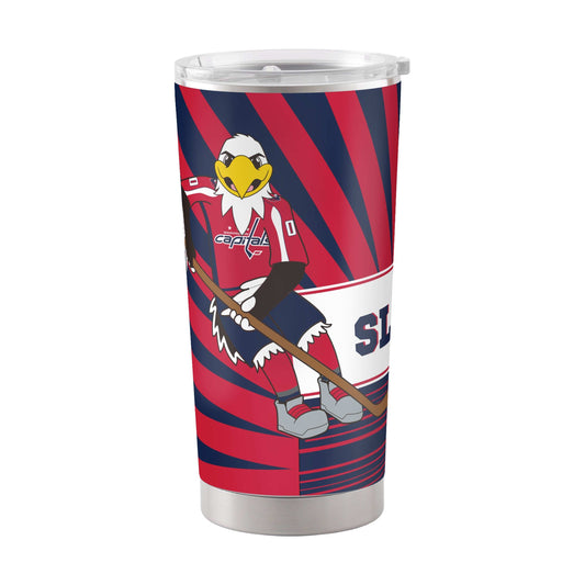 Washington Capitals 20oz Mascot Stainless Steel Tumbler - Logo Brands - Flyclothing LLC