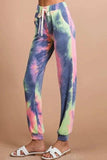 BiBi Tie Dye French Terry Casual Pants - Trendsi - Flyclothing LLC
