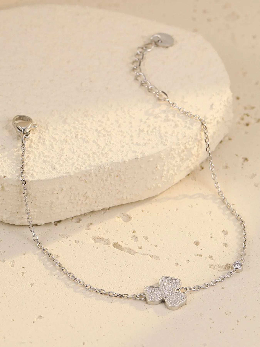 Stainless Steel Zircon Bracelet - Trendsi - Flyclothing LLC