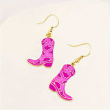 Cowgirl Boot Dangle Earrings - Trendsi - Flyclothing LLC