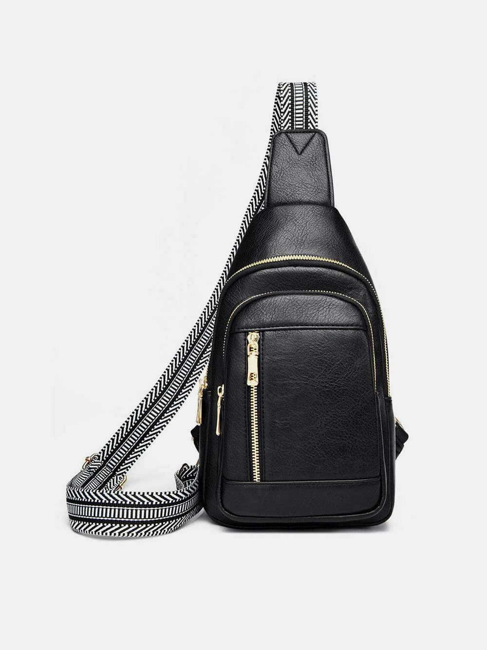 PU Leather Adjustable Strap Crossbody Bag - Trendsi - Flyclothing LLC