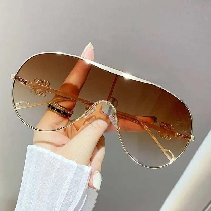 Gradient Aviator Sunglasses - Trendsi - Flyclothing LLC