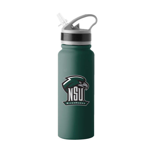 Northeastern State 25oz Logo Stainless Single Wall Flip Top Bottle - Logo Brands - Flyclothing LLC