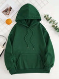Drawstring Dropped Shoulder Hoodie - Trendsi - Flyclothing LLC