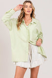 SAGE + FIG Striped Button Up Long Sleeve Shirt - Trendsi - Flyclothing LLC