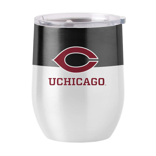 Univ of Chicago 16oz Colorblock Stainless Curved Beverage - Logo Brands - Flyclothing LLC