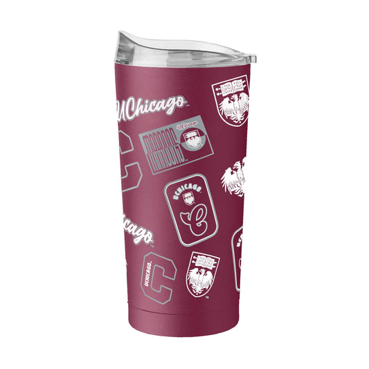 Univ of Chicago 20oz Dreamweave Powder Coat Tumbler - Logo Brands - Flyclothing LLC