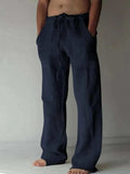 Men's Plus Size Drawstring Loose Fit Pants - Trendsi - Flyclothing LLC