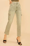 Annie Wear Straight Leg Jeans with Cargo Pockets - Trendsi - Flyclothing LLC