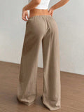 Wide Leg Drawstring Casual Pants - Trendsi - Flyclothing LLC