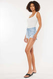 Kancan Distressed Button Fly Denim Shorts - Trendsi - Flyclothing LLC
