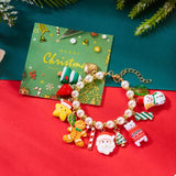 Christmas Charm Pearl Bracelet - Trendsi - Flyclothing LLC