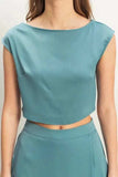 HYFVE Sleeveless Top and Maxi Skirt Set - Trendsi - Flyclothing LLC