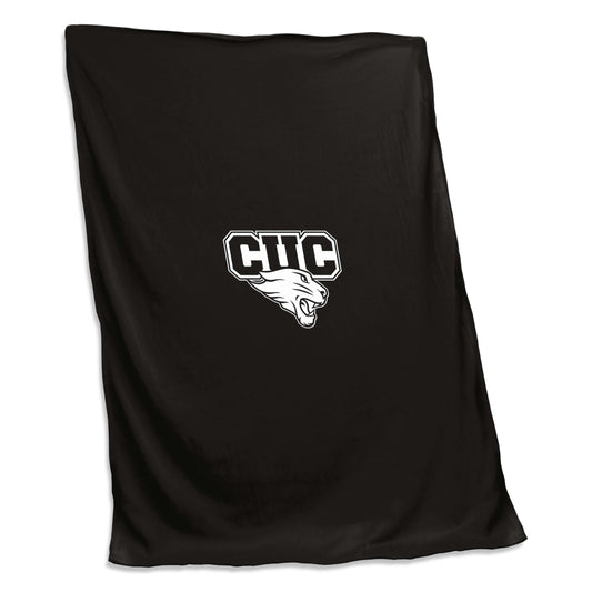 Concordia Chicago Black Sweatshirt Blanket (Screened) - Logo Brands - Flyclothing LLC