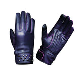 8411.17 - Ladies Full Finger Gloves - Unik Just for Bikers - Flyclothing LLC