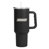 Lindenwood University 40oz Flipside Powder Coat Tumbler - Logo Brands - Flyclothing LLC