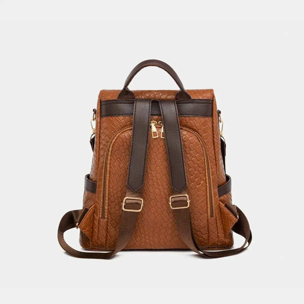 PU Leather Backpack Bag - Trendsi - Flyclothing LLC