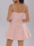Satin Mini Cami Dress with Bow - Trendsi - Flyclothing LLC