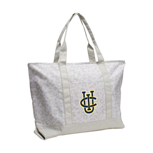 California - Irvine Leopard Pattern Tote - Logo Brands - Flyclothing LLC