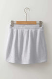 French Terry Drawstring Mini Skort with Pockets - Trendsi - Flyclothing LLC