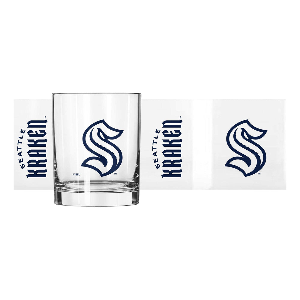 Seattle Kraken 14oz Gameday Rocks Glass - Logo Brands - Flyclothing LLC
