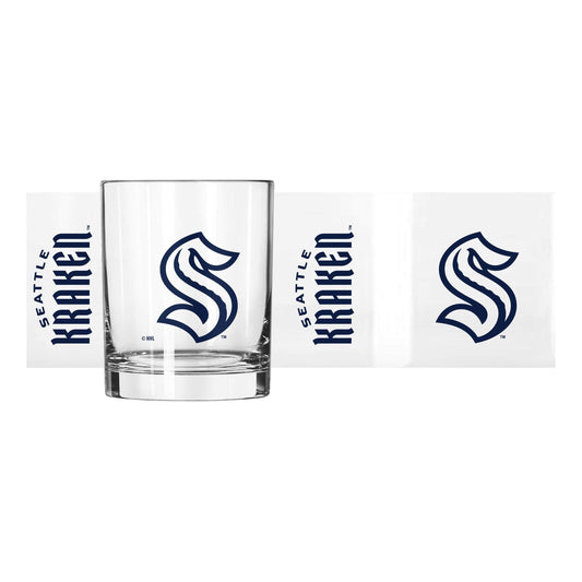Seattle Kraken 14oz Gameday Rocks Glass - Logo Brands - Flyclothing LLC