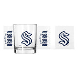 Seattle Kraken 14oz Gameday Rocks Glass - Logo Brands - Flyclothing LLC