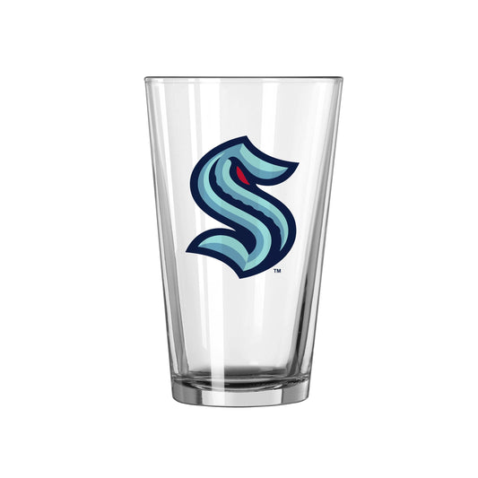 Seattle Kraken 16oz Swagger Pint Glass - Logo Brands - Flyclothing LLC