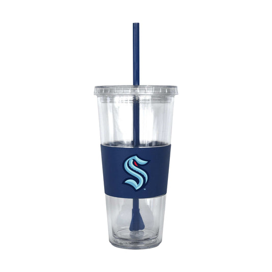 Seattle Kraken 22oz Straw Tumbler