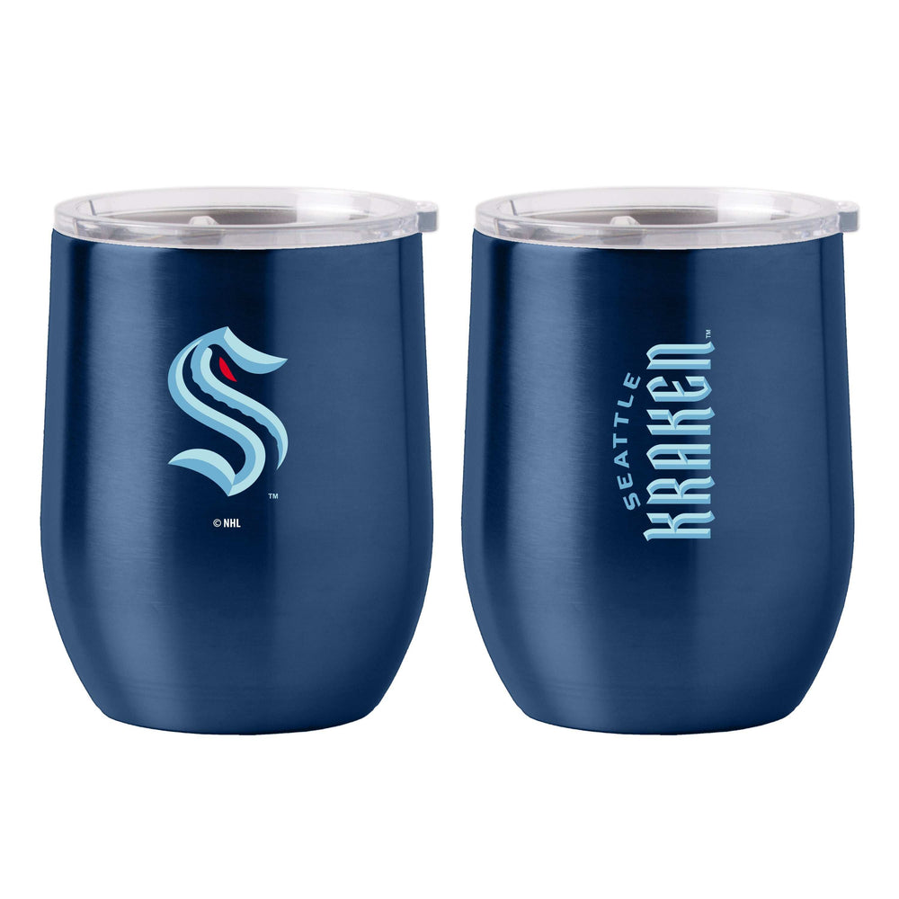 Seattle Kraken 16oz Gameday Stainless Curved Beverage - Logo Brands - Flyclothing LLC