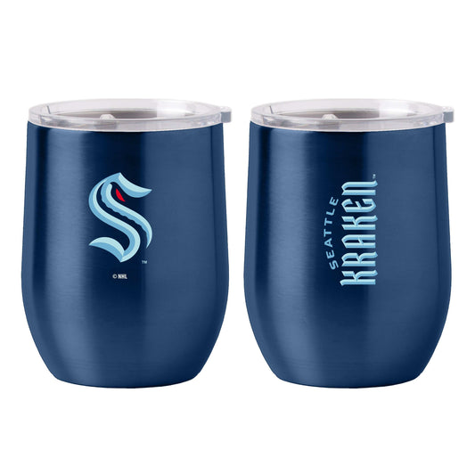 Seattle Kraken 16oz Gameday Stainless Curved Beverage - Logo Brands - Flyclothing LLC