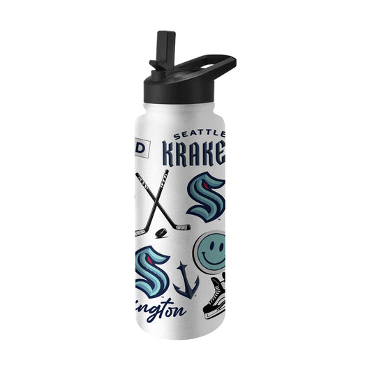 Seattle Kraken 34oz Native Quencher Bottle - Logo Brands - Flyclothing LLC