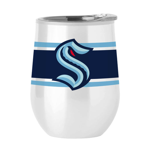 Seattle Kraken 11oz Stripe Fusion Tumbler - Logo Brands - Flyclothing LLC
