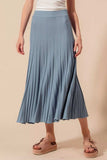 SO ME A Line Knitted Sweater Midi Length Skirt - Trendsi - Flyclothing LLC