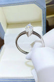 2 Carat Moissanite 925 Sterling Silver Ring - Trendsi - Flyclothing LLC