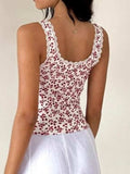 Lace Detail Scoop Neck Tank - Trendsi - Flyclothing LLC
