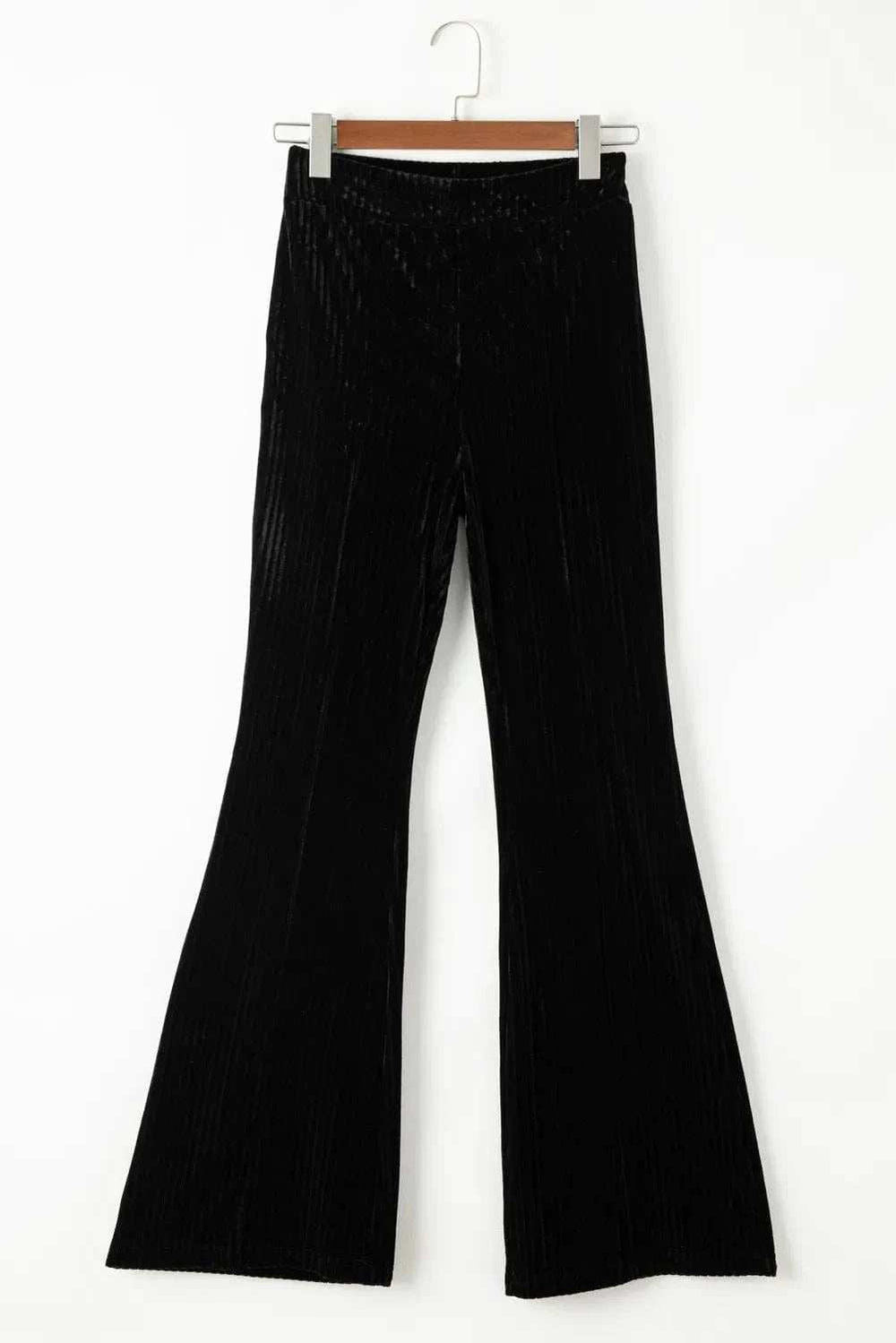 High Waist Bootcut Pants - Trendsi - Flyclothing LLC