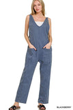 Zenana Casual Adjustable Strap Baggy Jumpsuit With Pocket - Trendsi - Flyclothing LLC