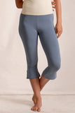 Side Slit Capris Leggings - Trendsi - Flyclothing LLC
