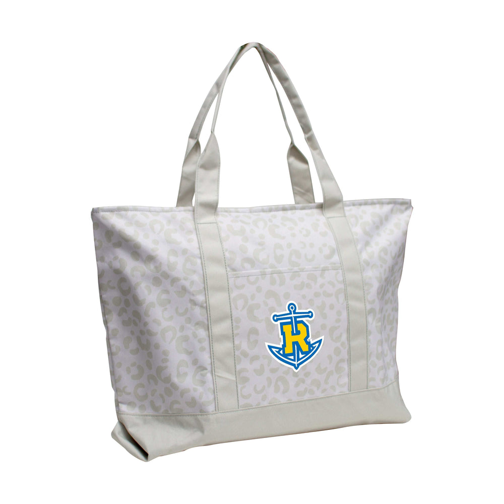 Rollins College Leopard Pattern Tote - Logo Brands - Flyclothing LLC