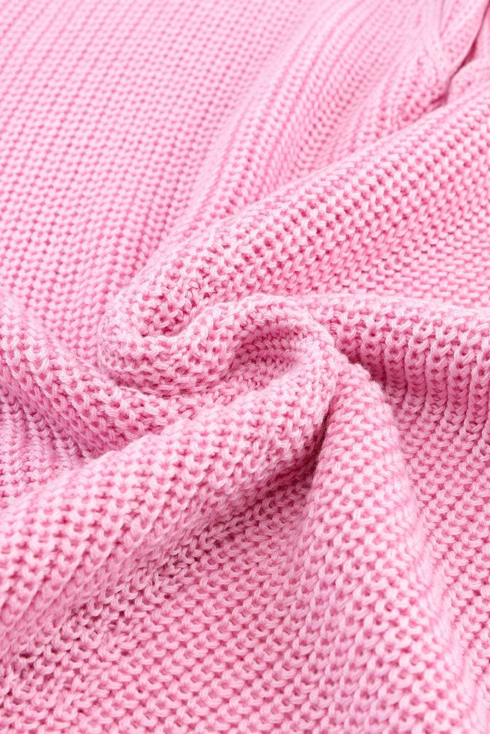 V-Neck Drop Shoulder Sweater - Trendsi - Flyclothing LLC