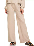 Zenana French Rib Pullover and Pants Set - Trendsi - Flyclothing LLC