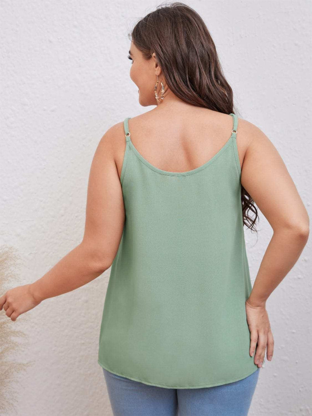 Plus Size Scoop Neck Cami - Trendsi - Flyclothing LLC