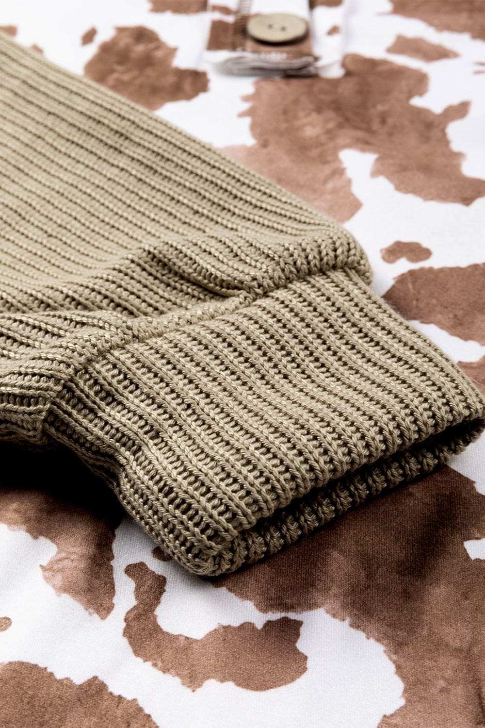 Printed Dropped Shoulder Long Sleeve Blouse - Trendsi - Flyclothing LLC