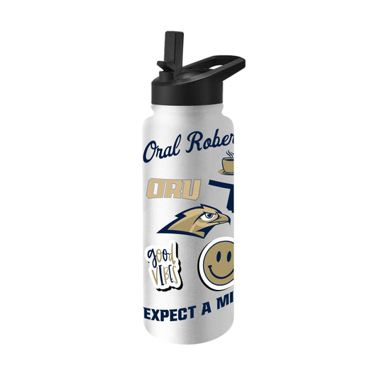 Oral Roberts 34oz Native Quencher Bottle - Logo Brands - Flyclothing LLC