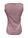 Striped Round Neck Tank Top - Trendsi - Flyclothing LLC