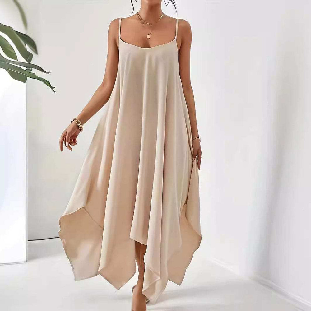 Scoop Neck Midi Cami Dress - Trendsi - Flyclothing LLC